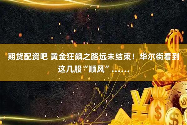 期货配资吧 黄金狂飙之路远未结束！华尔街看到这几股“顺风”……
